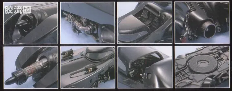 EX系列拼装模型 EX ADVANCED MODEL 蝙蝠车 蝙蝠侠Ver. - 图片
